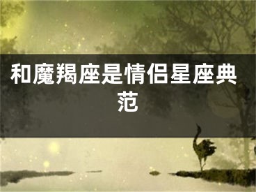 和魔羯座是情侣星座典范