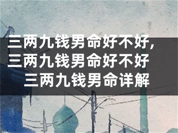三两九钱男命好不好,三两九钱男命好不好 三两九钱男命详解