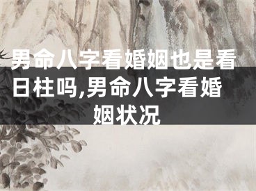 男命八字看婚姻也是看日柱吗,男命八字看婚姻状况