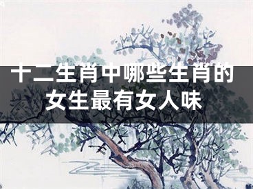 十二生肖中哪些生肖的女生最有女人味