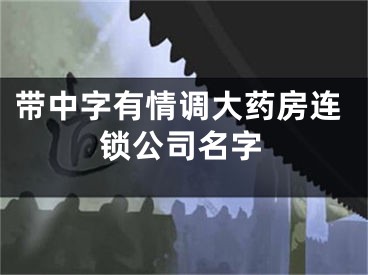 带中字有情调大药房连锁公司名字