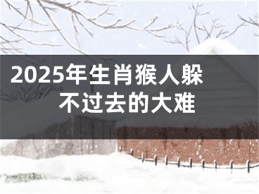 2025年生肖猴人躲不过去的大难