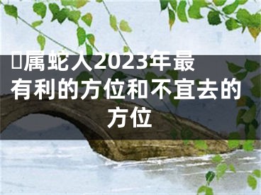 ​属蛇人2023年最有利的方位和不宜去的方位