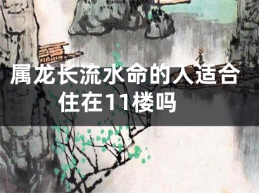 属龙长流水命的人适合住在11楼吗