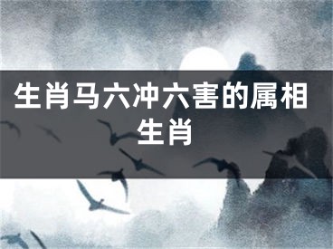 生肖马六冲六害的属相生肖