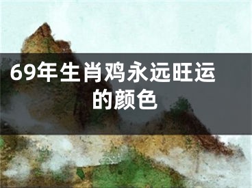69年生肖鸡永远旺运的颜色