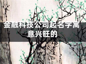 金融科技公司起名字寓意兴旺的