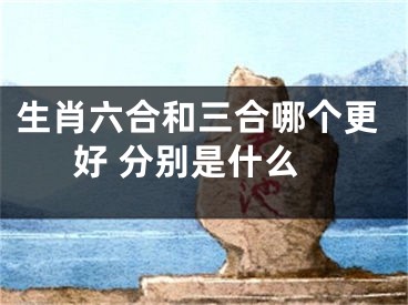 生肖六合和三合哪个更好 分别是什么