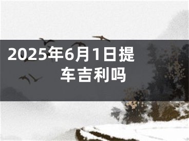 2025年6月1日提车吉利吗