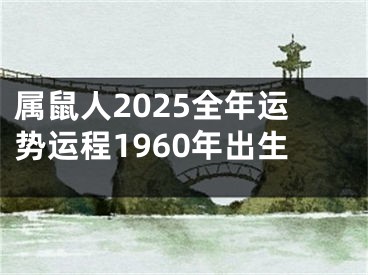 属鼠人2025全年运势运程1960年出生