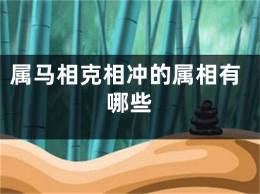 属马相克相冲的属相有哪些