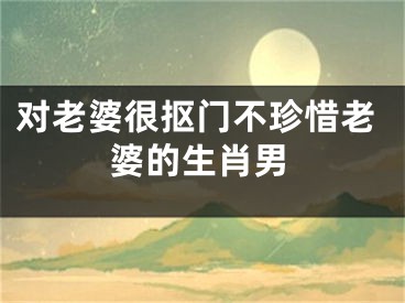 对老婆很抠门不珍惜老婆的生肖男