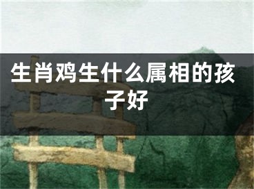 生肖鸡生什么属相的孩子好