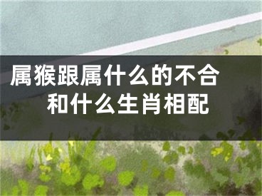 属猴跟属什么的不合 和什么生肖相配