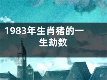 1983年生肖猪的一生劫数