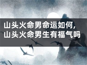 山头火命男命运如何,山头火命男生有福气吗