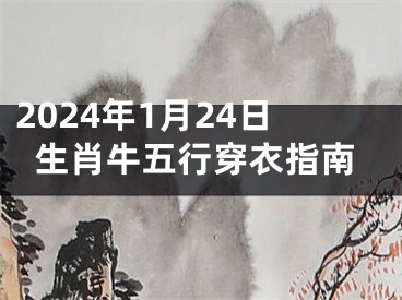 2024年1月24日生肖牛五行穿衣指南