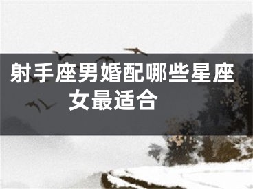 射手座男婚配哪些星座女最适合 