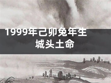 1999年己卯兔年生城头土命