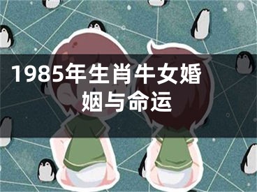 1985年生肖牛女婚姻与命运