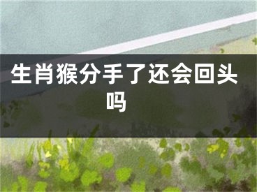 生肖猴分手了还会回头吗 