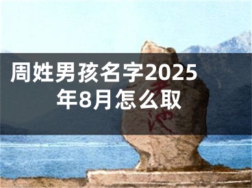 周姓男孩名字2025年8月怎么取