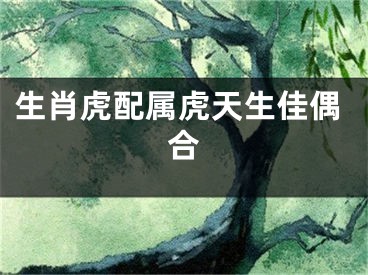 生肖虎配属虎天生佳偶合