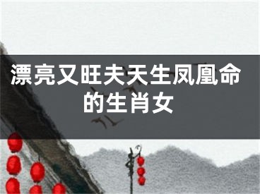 漂亮又旺夫天生凤凰命的生肖女