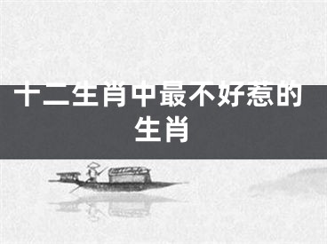 十二生肖中最不好惹的生肖