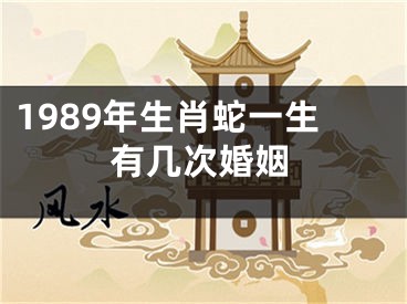 1989年生肖蛇一生有几次婚姻
