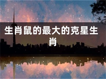 生肖鼠的最大的克星生肖