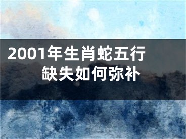 2001年生肖蛇五行缺失如何弥补