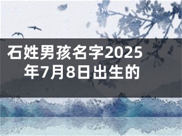 石姓男孩名字2025年7月8日出生的