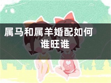 属马和属羊婚配如何 谁旺谁