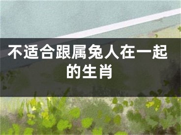 不适合跟属兔人在一起的生肖