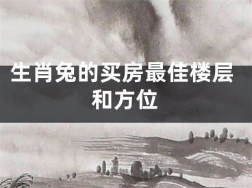 生肖兔的买房最佳楼层和方位