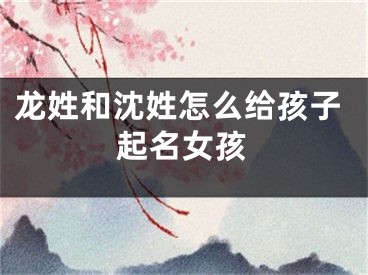 龙姓和沈姓怎么给孩子起名女孩