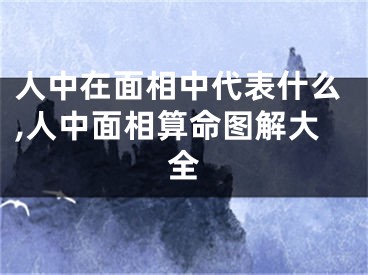 人中在面相中代表什么,人中面相算命图解大全