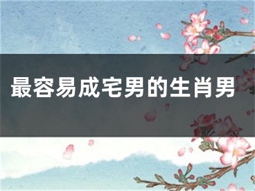 最容易成宅男的生肖男