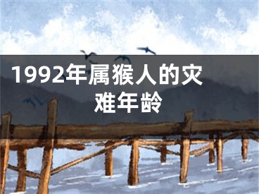1992年属猴人的灾难年龄