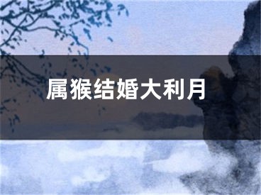 属猴结婚大利月