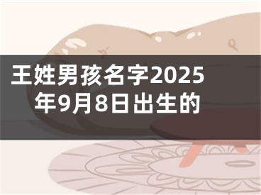 王姓男孩名字2025年9月8日出生的