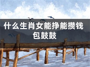 什么生肖女能挣能攒钱包鼓鼓