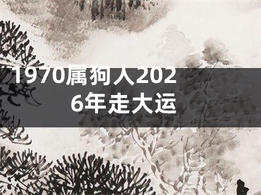 1970属狗人2026年走大运