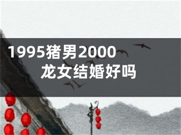 1995猪男2000龙女结婚好吗