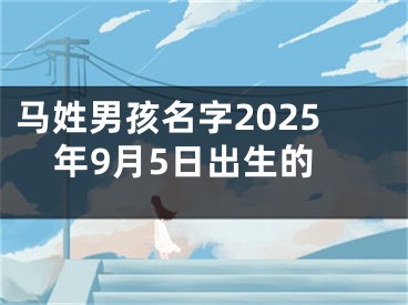 马姓男孩名字2025年9月5日出生的