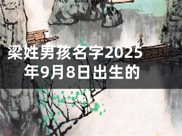 梁姓男孩名字2025年9月8日出生的