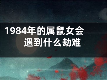 1984年的属鼠女会遇到什么劫难