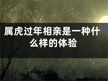 属虎过年相亲是一种什么样的体验