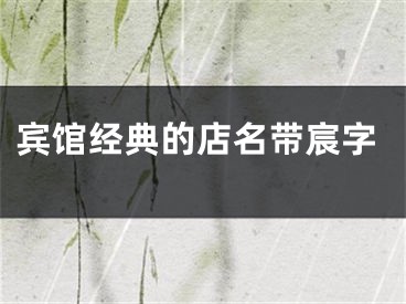 宾馆经典的店名带宸字